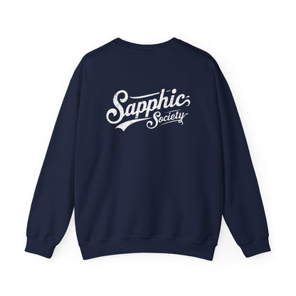 Sapphic Society Sweatshirt - Sweatshirt - The Lucky Wombat