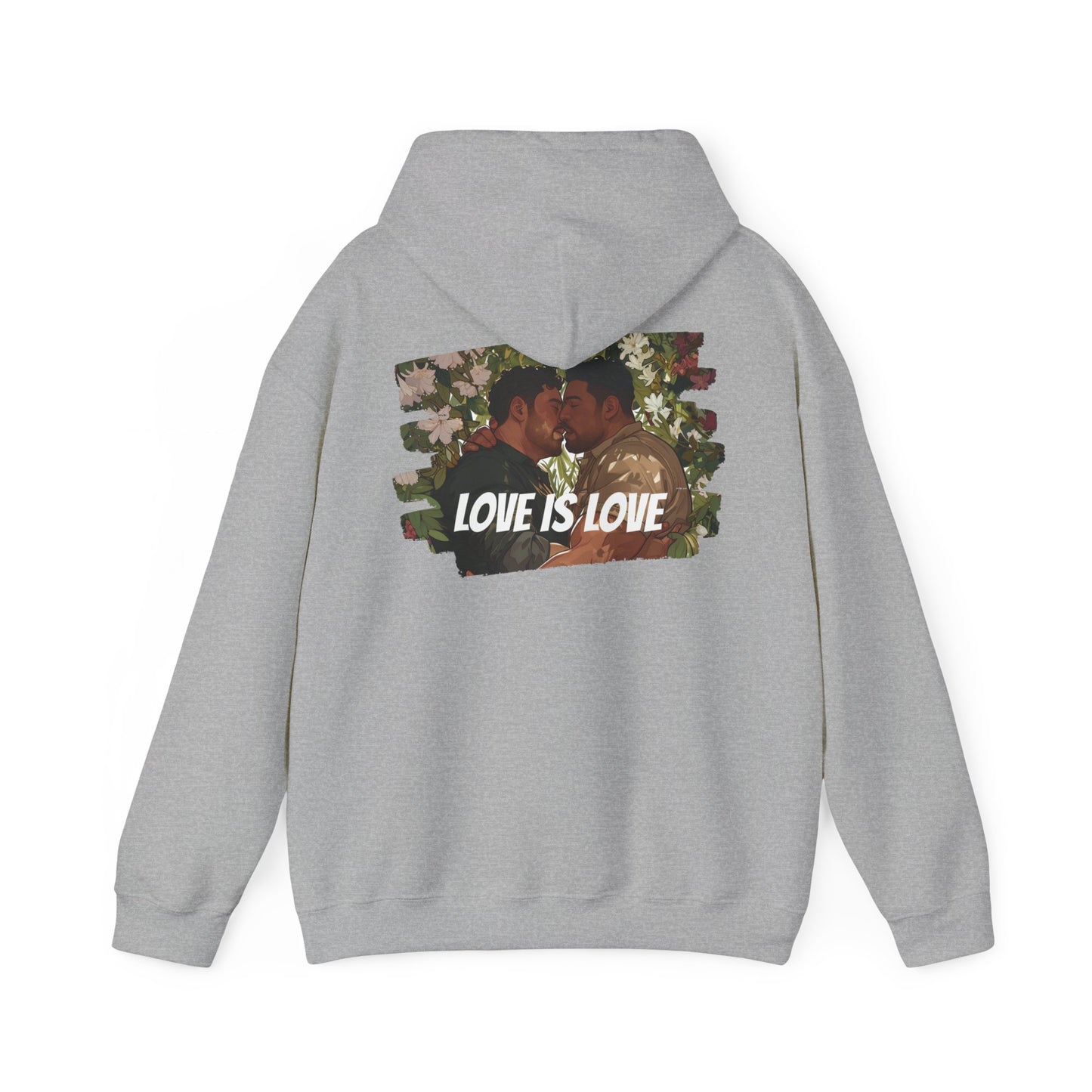 Love Is Love - Bears - Unisex Hoodie - Hoodie - Heather Navy - The Lucky Wombat