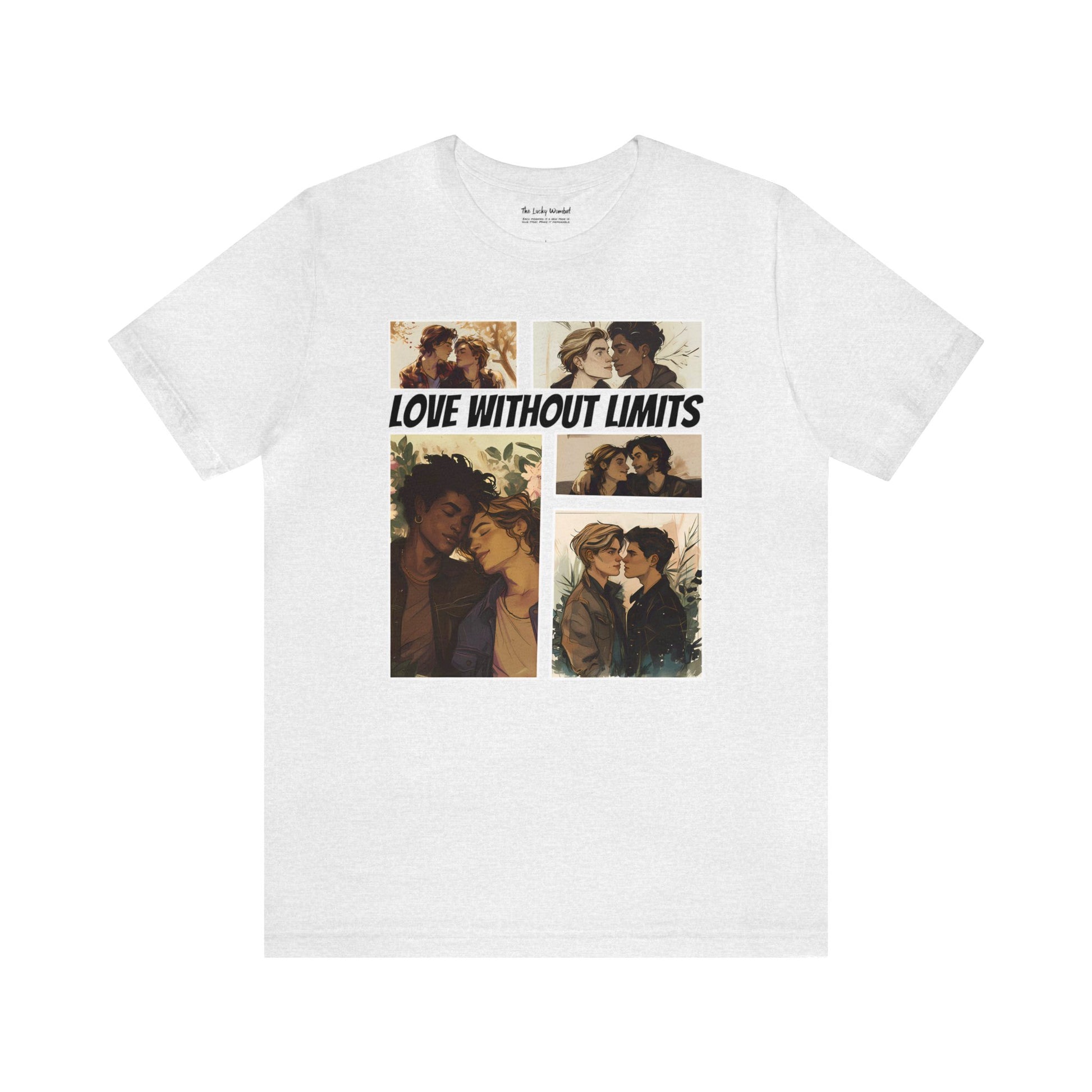Love Without Limits - Boys - Unisex T-Shirt - T-Shirt - Ash The Lucky Wombat