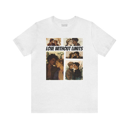 Love Without Limits - Boys - Unisex T-Shirt - T-Shirt - Ash The Lucky Wombat