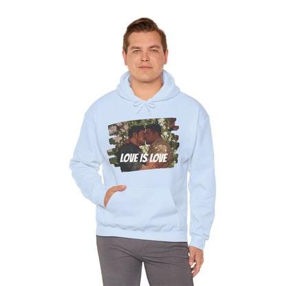Love Is Love - Bears - Unisex Hoodie - Hoodie - Heather Navy - The Lucky Wombat