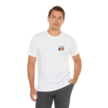 Too Fabulous to be Straight - On Chest - T-Shirt - T-Shirt - White - S The Lucky Wombat