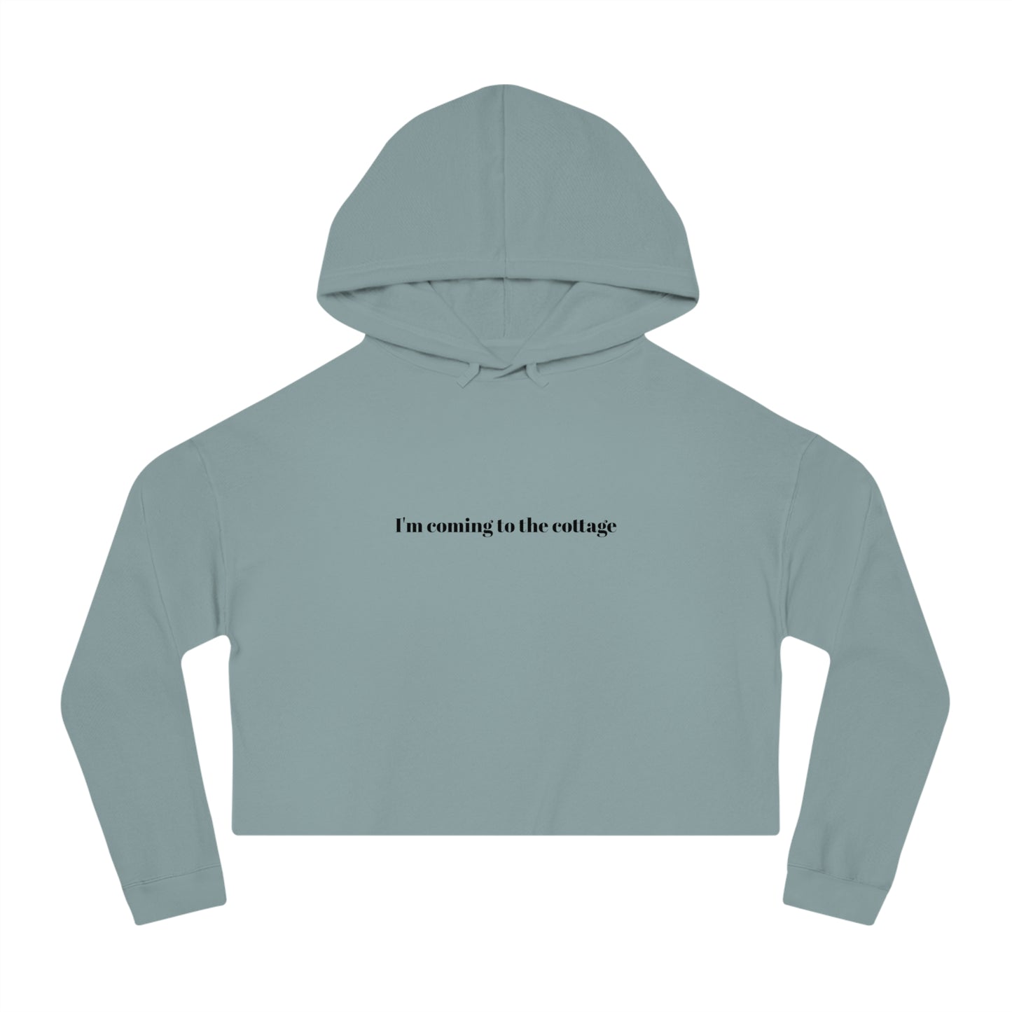 I’m Coming to the Cottage - Cropped Hoodie - Heated Rivalry Quote