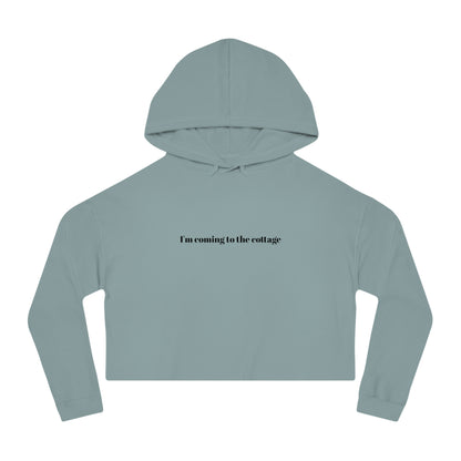 I’m Coming to the Cottage - Cropped Hoodie - Heated Rivalry Quote
