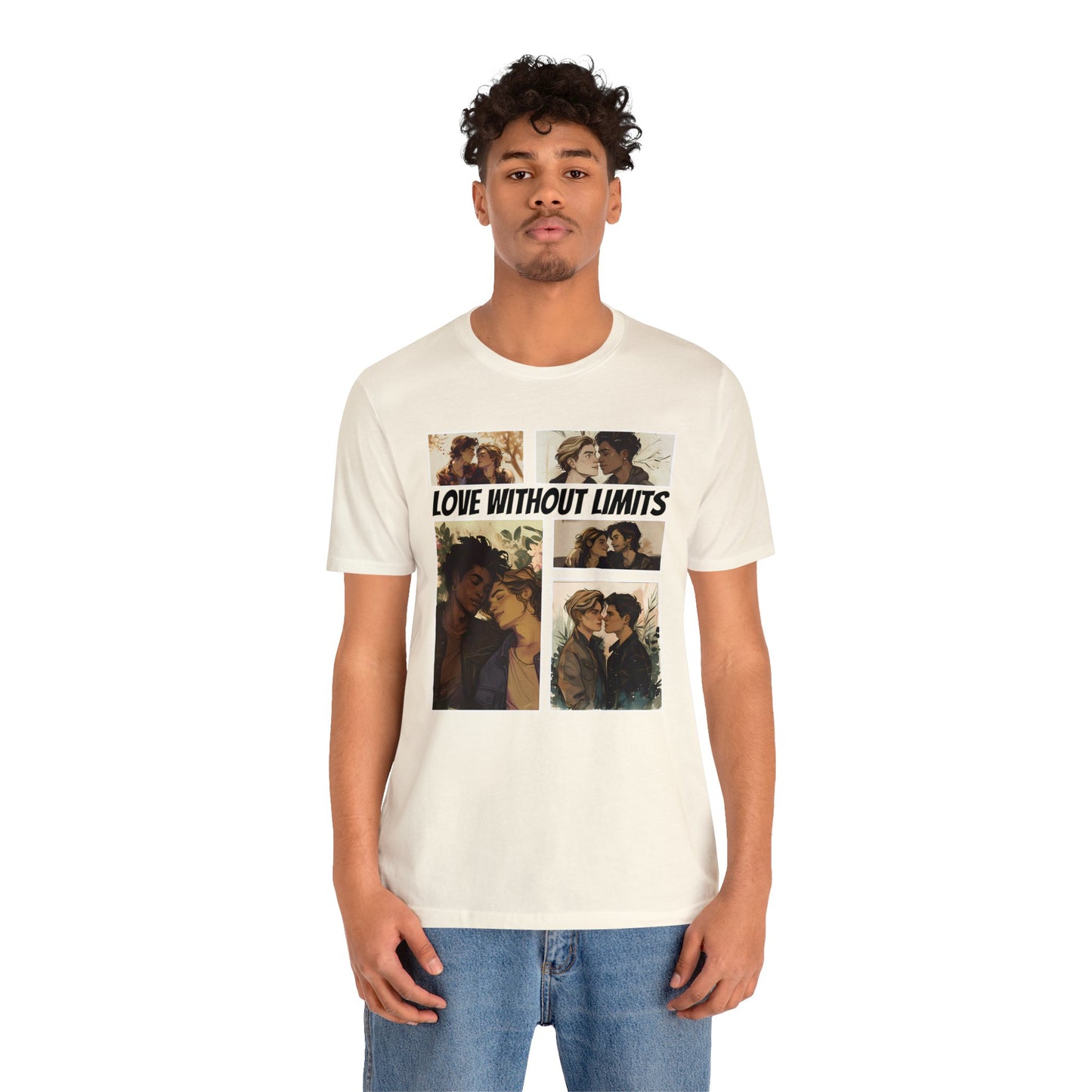 Love Without Limits - Boys - Unisex T-Shirt - T-Shirt - Natural The Lucky Wombat