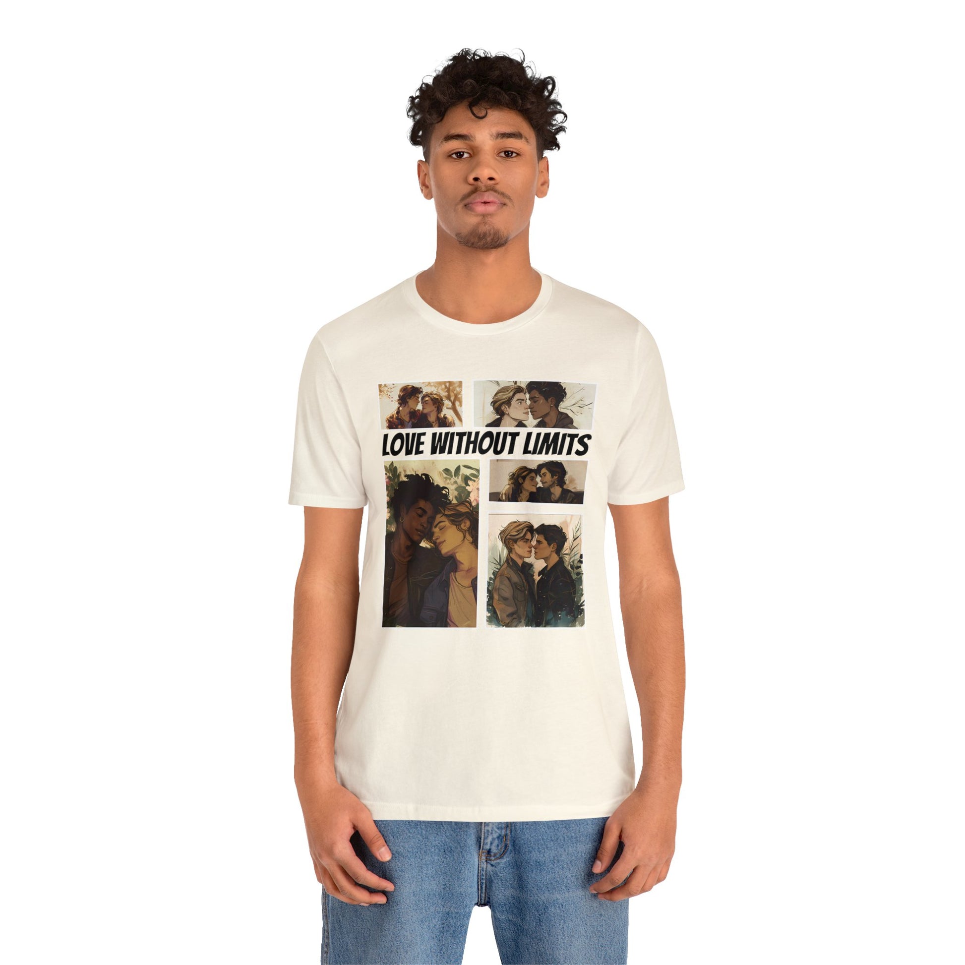 Love Without Limits - Boys - Unisex T-Shirt - T-Shirt - Natural The Lucky Wombat