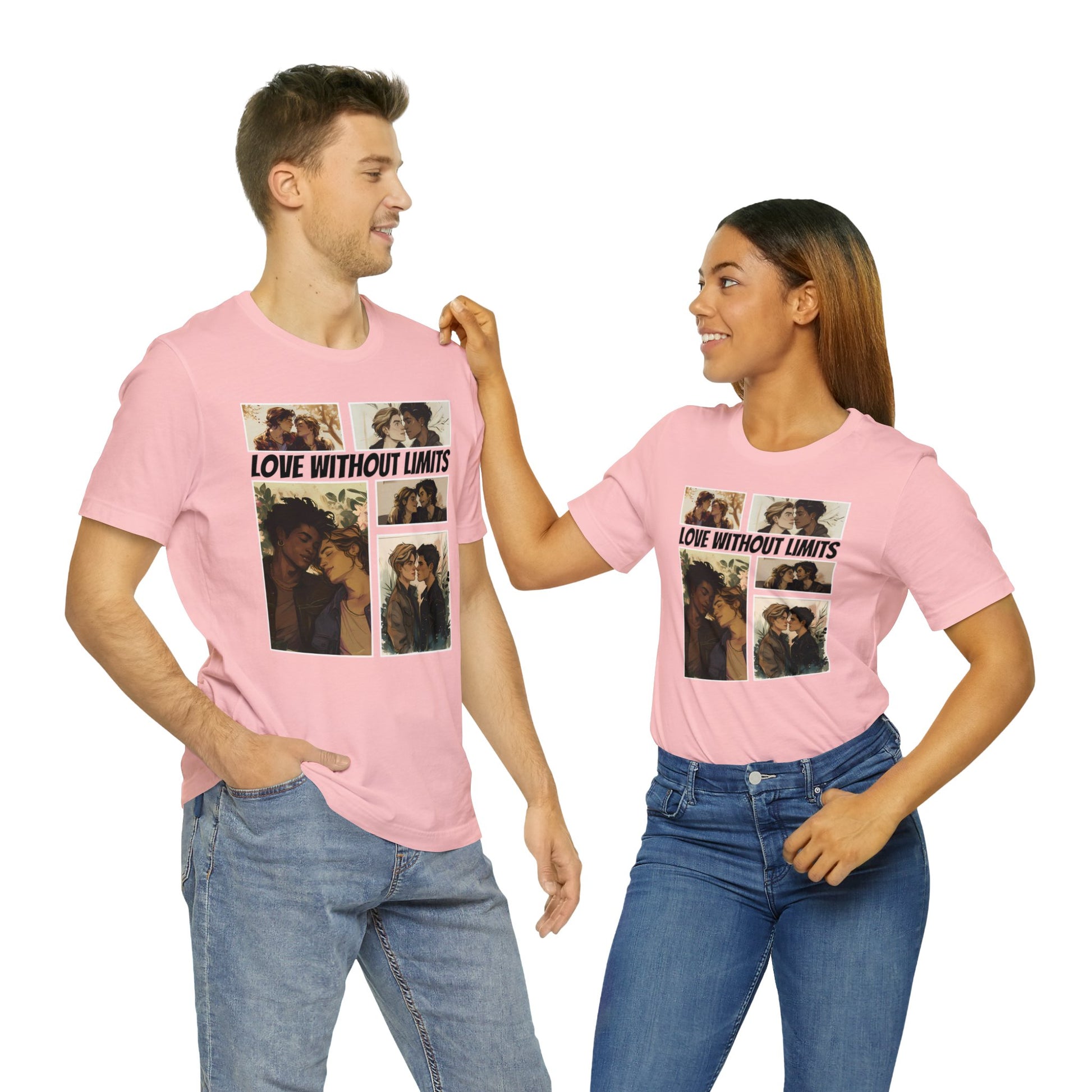 Love Without Limits - Boys - Unisex T-Shirt - T-Shirt - Pink | The Lucky Wombat