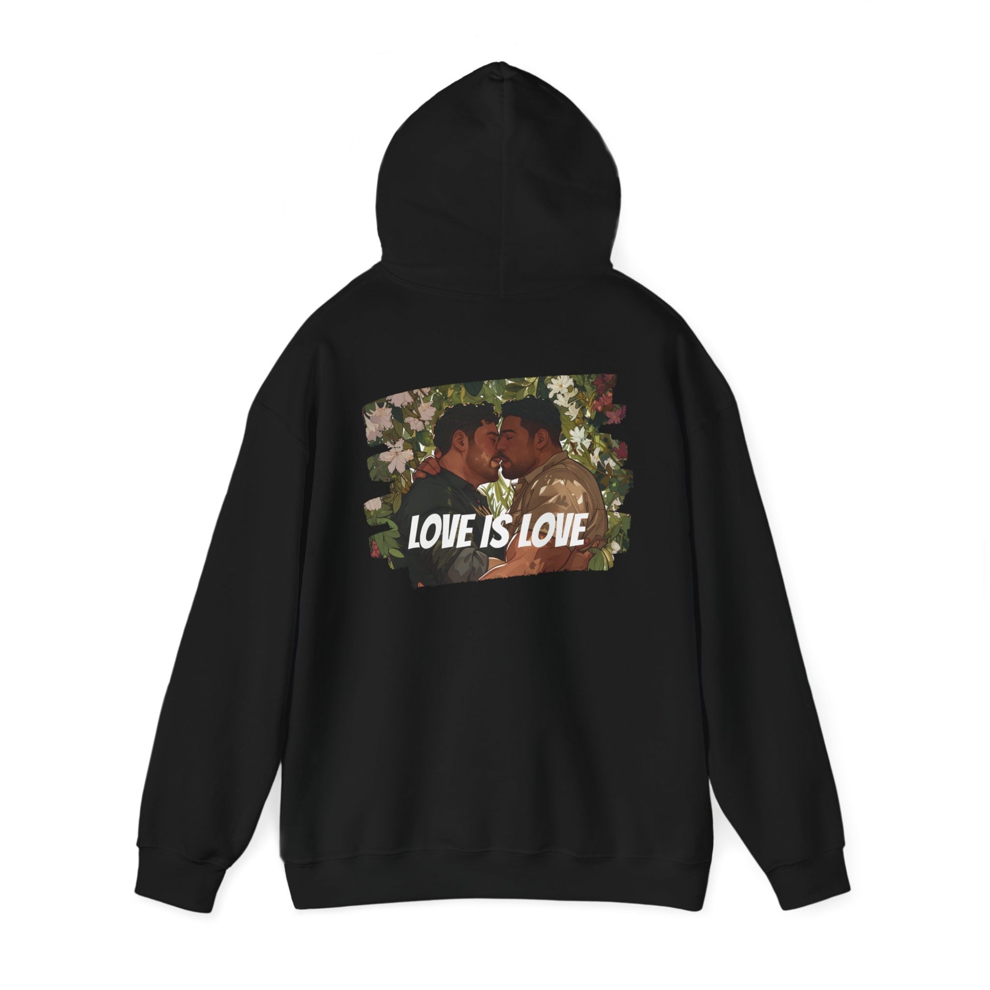 Love Is Love - Bears - Unisex Hoodie - Hoodie - Heather Navy - The Lucky Wombat