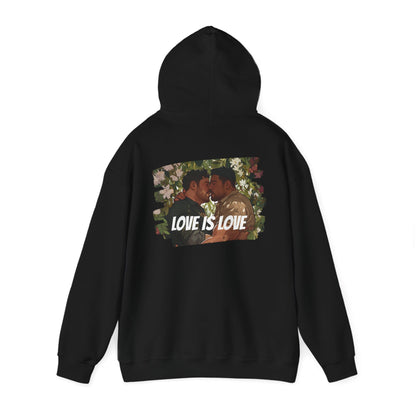 Love Is Love - Bears - Unisex Hoodie - Hoodie - Heather Navy - The Lucky Wombat