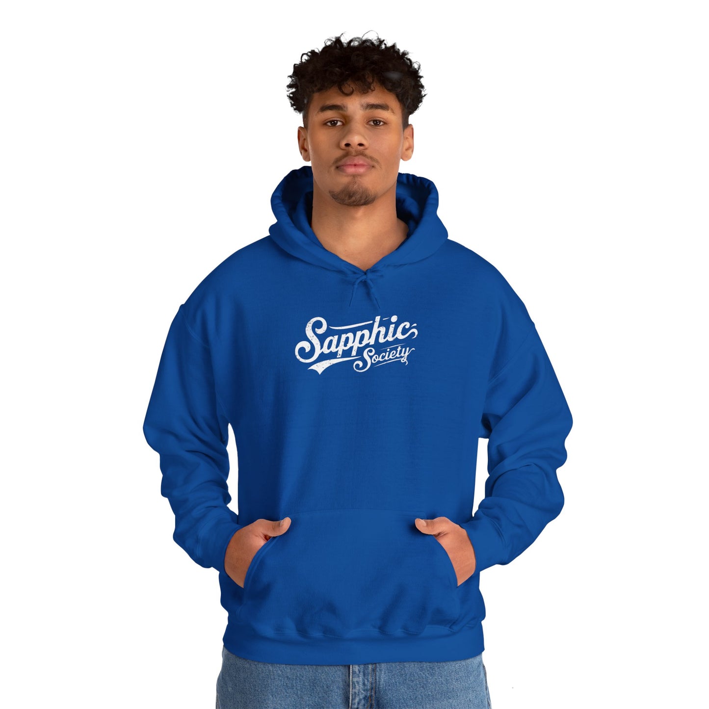 Sapphic Society Hoodie - Hoodie - The Lucky Wombat