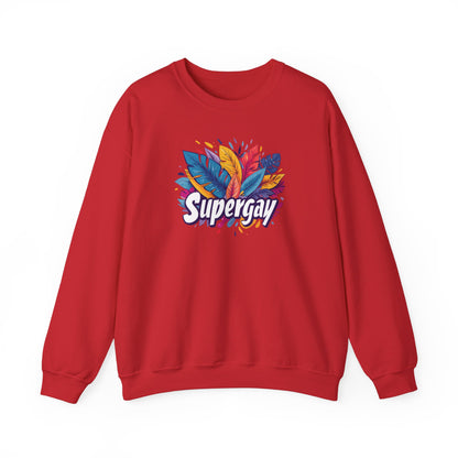 Supergay Unisex Sweatshirt - Sweatshirt - The Lucky Wombat