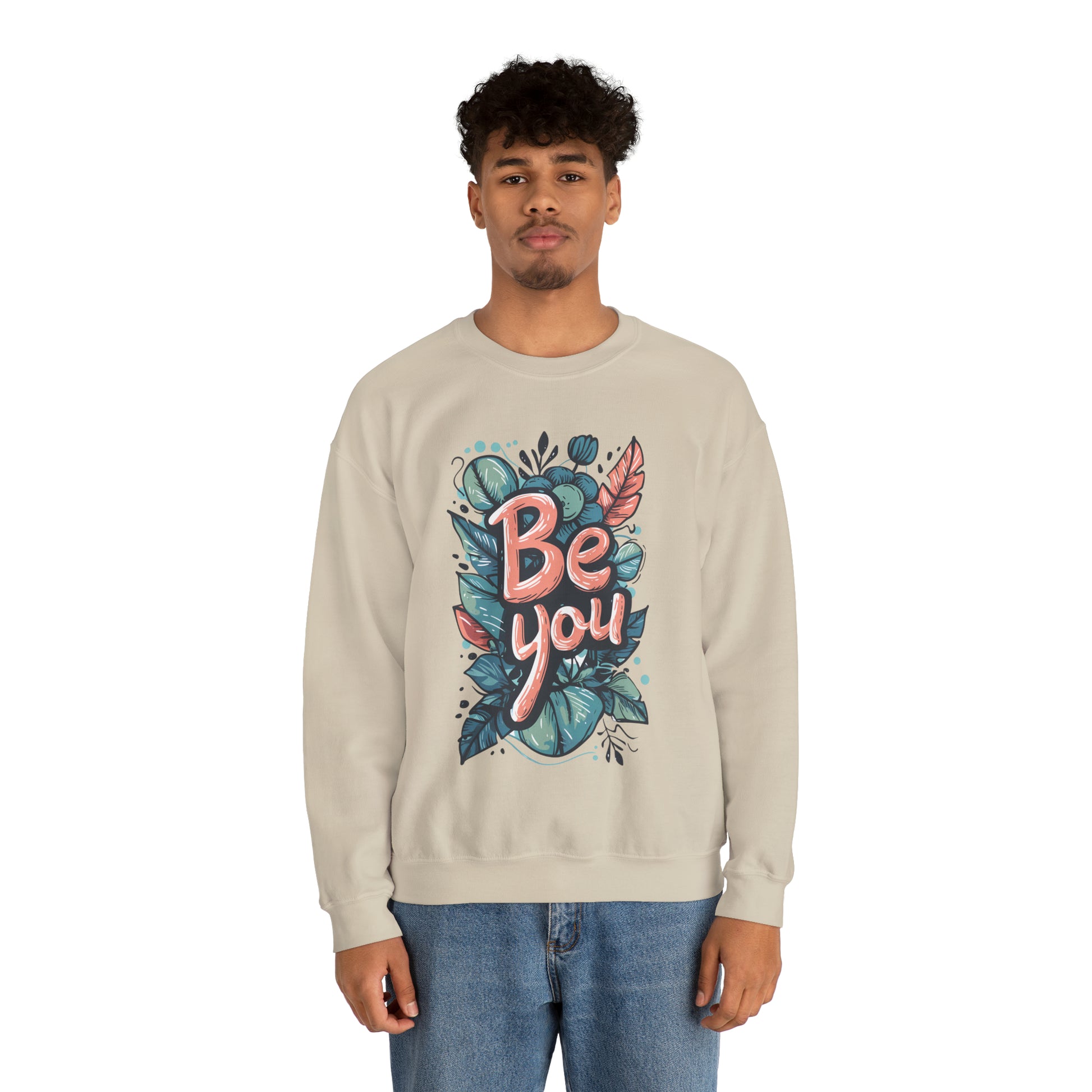 Leaves Be you Unisex Sweatshirt - Sweatshirt - The Lucky Wombat