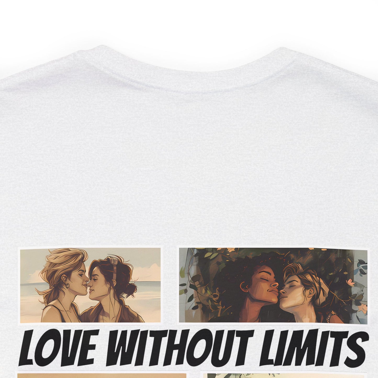 Love Without Limits - Girls - Unisex T-Shirt - T-Shirt - Ash - | The Lucky Wombat