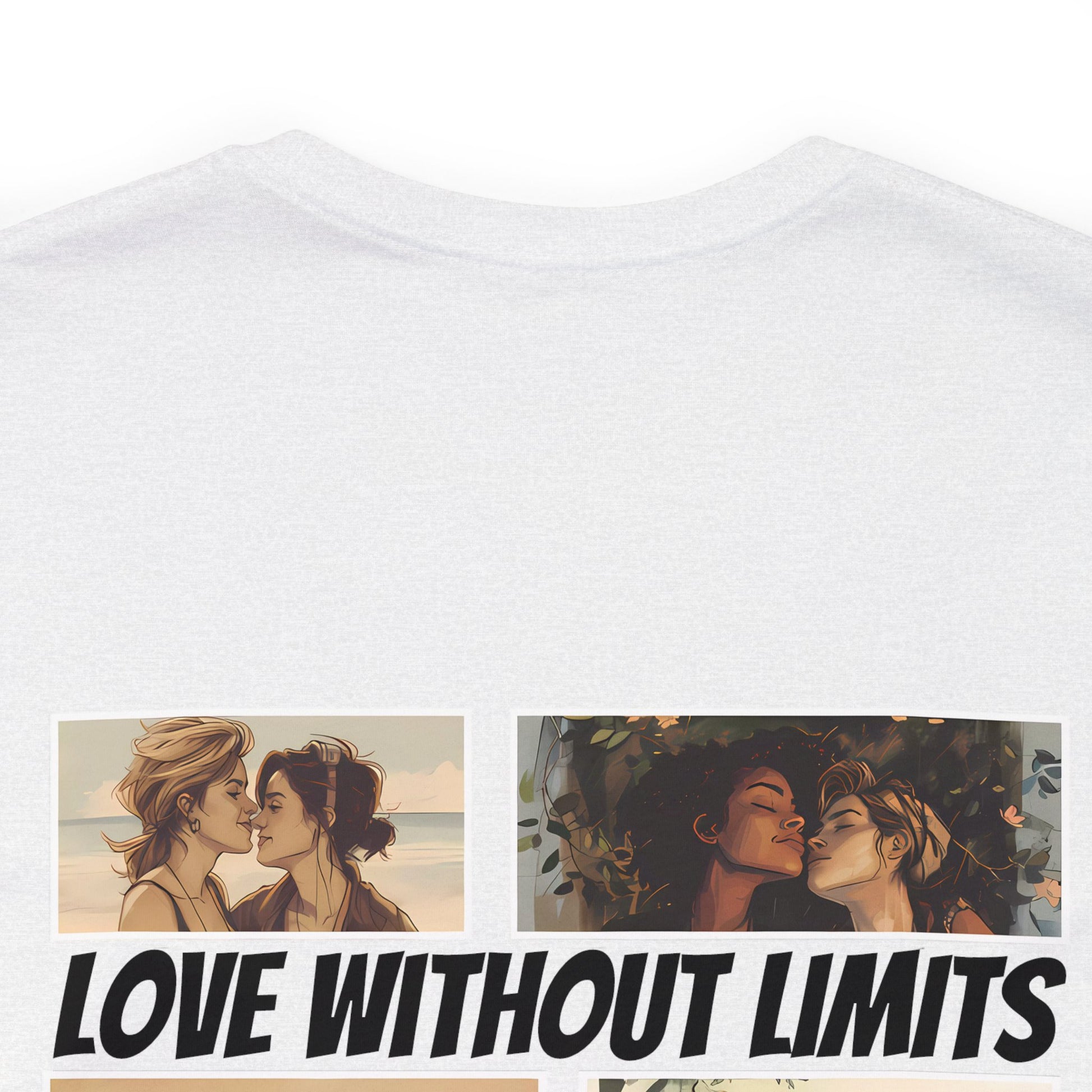 Love Without Limits - Girls - Unisex T-Shirt - T-Shirt - Ash - | The Lucky Wombat