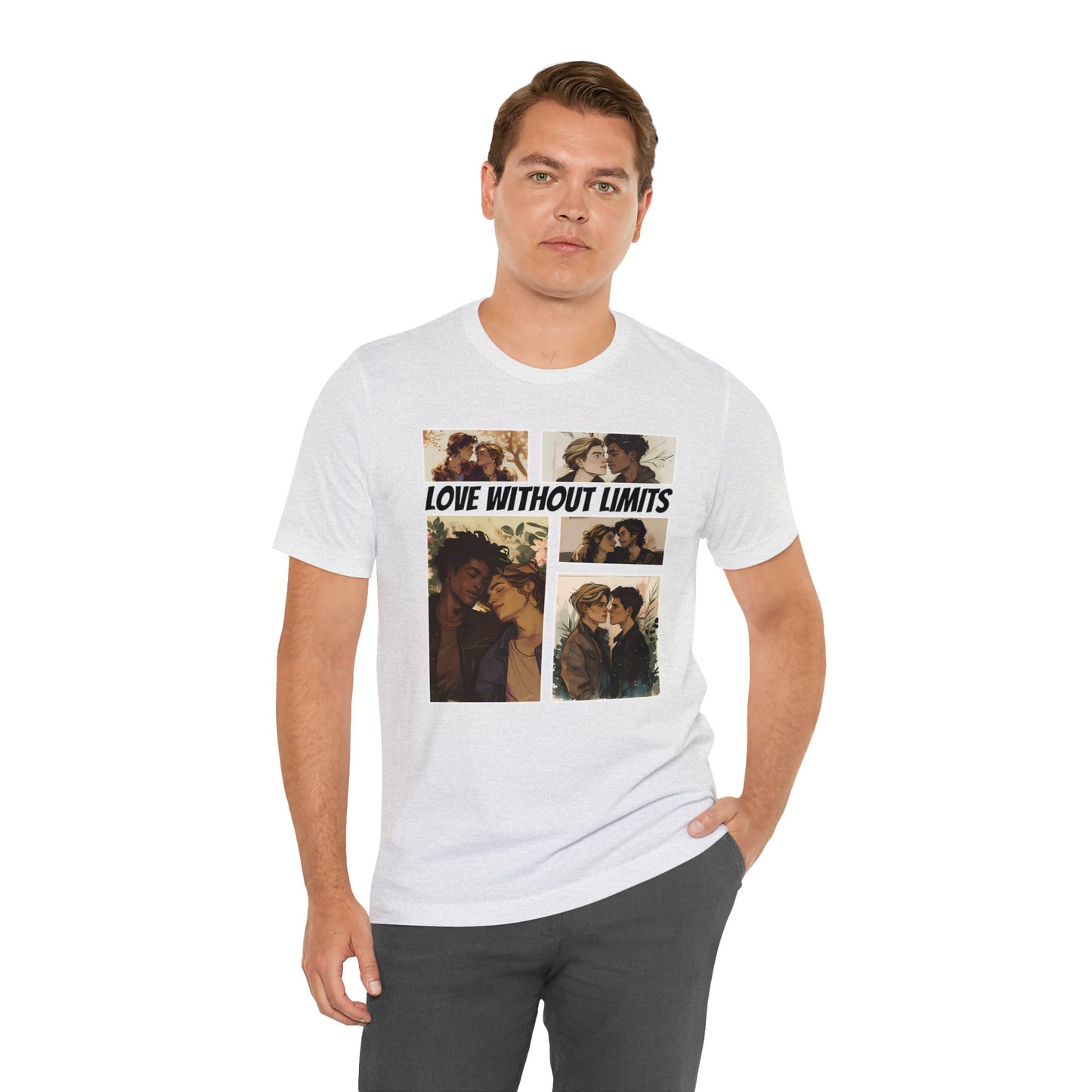 Love Without Limits - Boys - Unisex T-Shirt - T-Shirt - Ash The Lucky Wombat