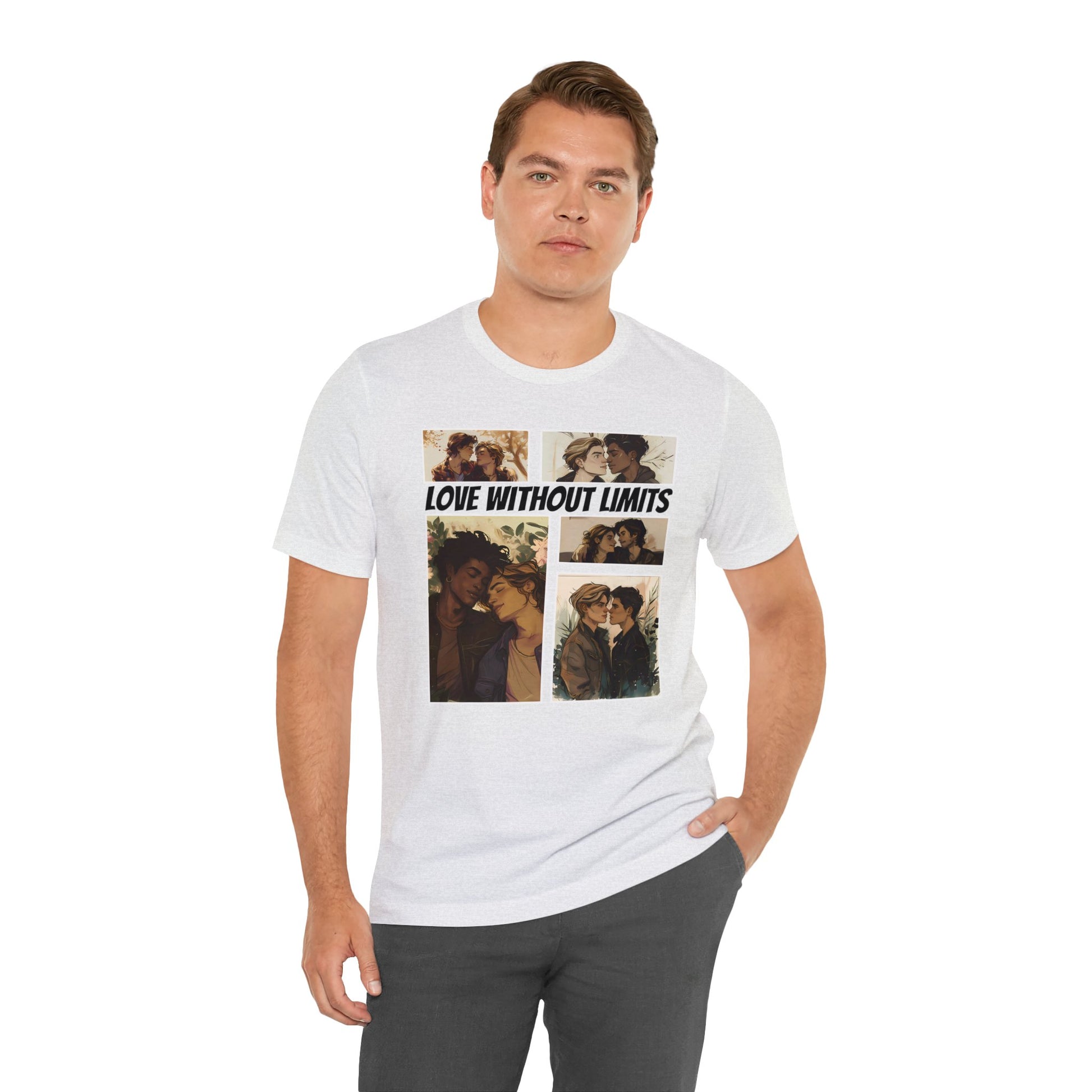 Love Without Limits - Boys - Unisex T-Shirt - T-Shirt - Ash The Lucky Wombat