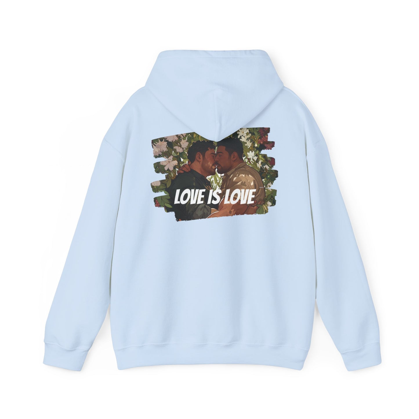 Love Is Love - Bears - Unisex Hoodie - Hoodie - Heather Navy - The Lucky Wombat
