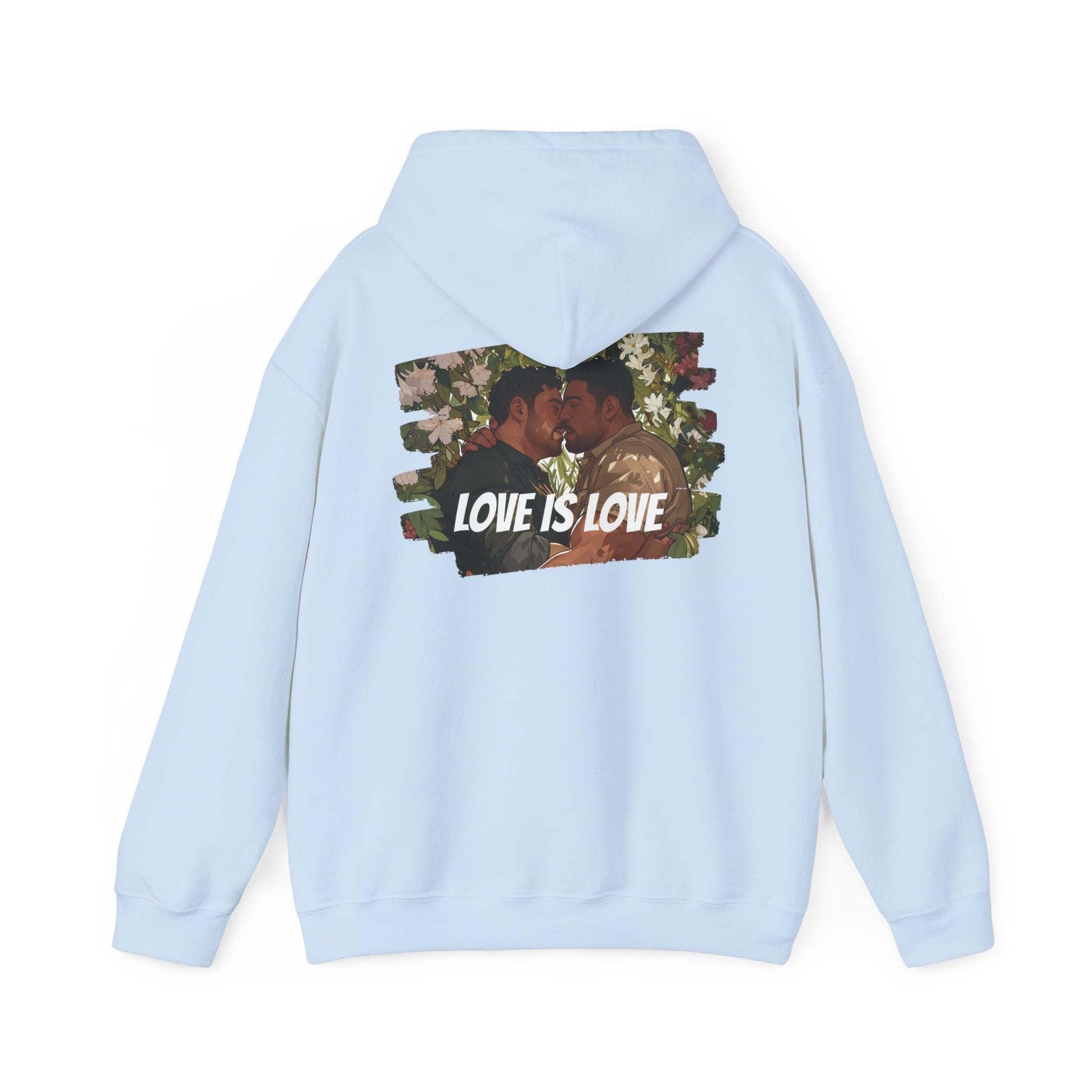 Love Is Love - Bears - Unisex Hoodie - Hoodie - Heather Navy - The Lucky Wombat