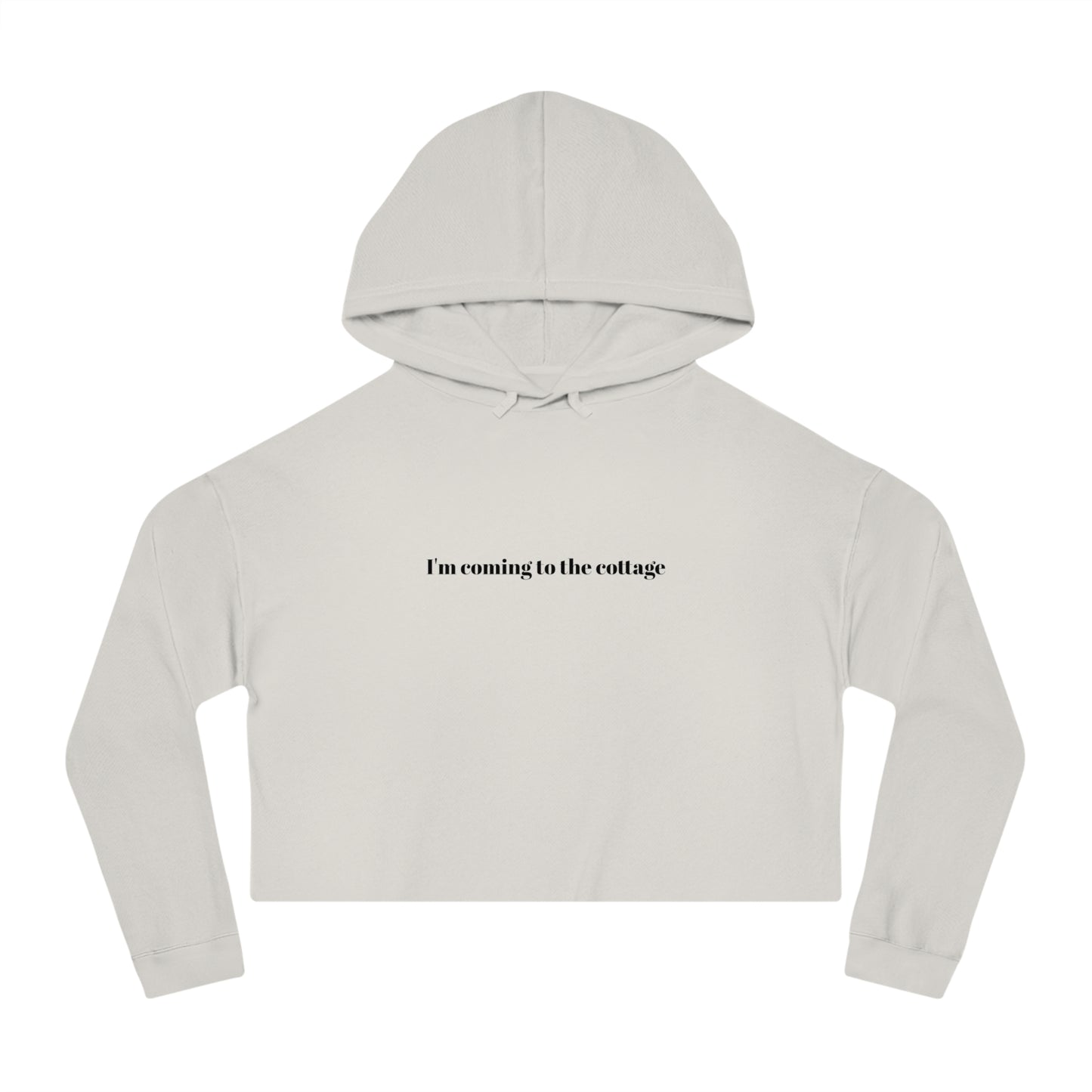 I’m Coming to the Cottage - Cropped Hoodie - Heated Rivalry Quote