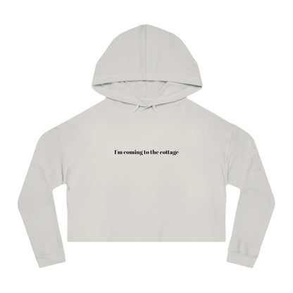 I’m Coming to the Cottage - Cropped Hoodie - Heated Rivalry Quote