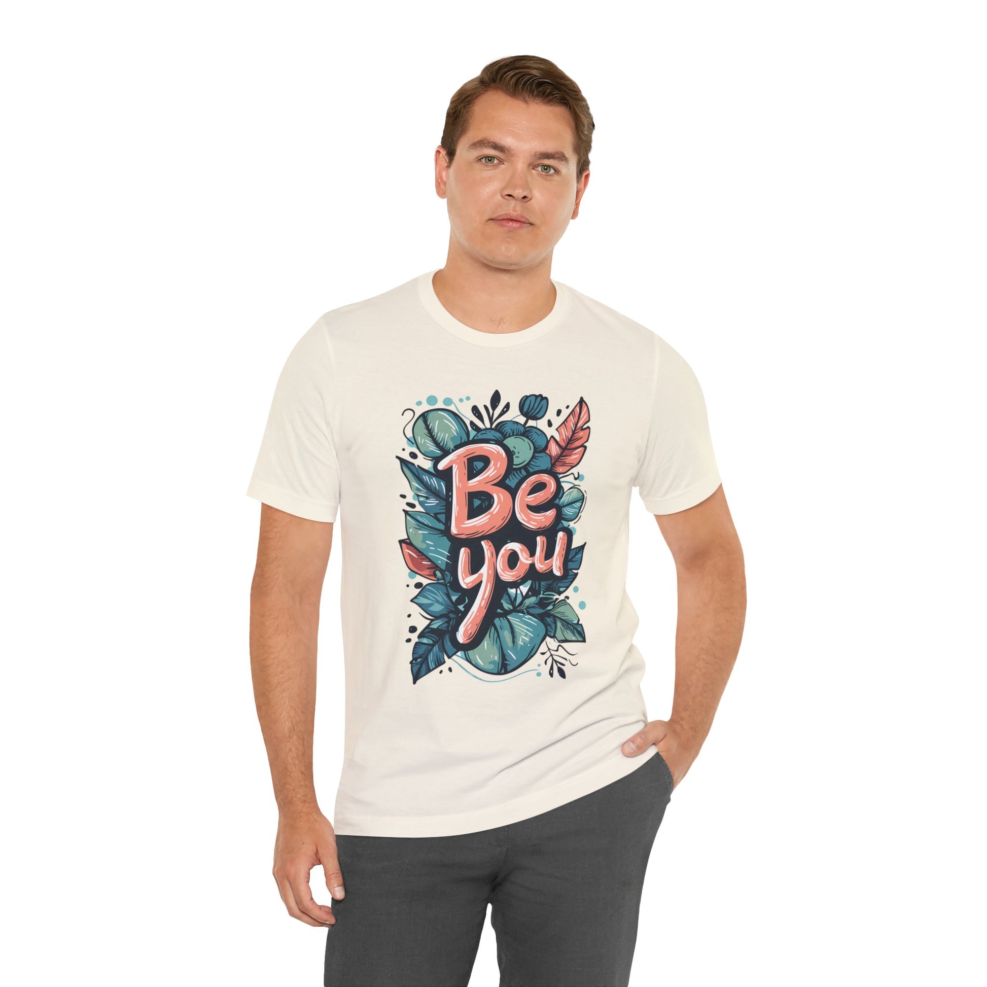 Leaves Be you - Unisex T-shirt - T-Shirt - The Lucky Wombat