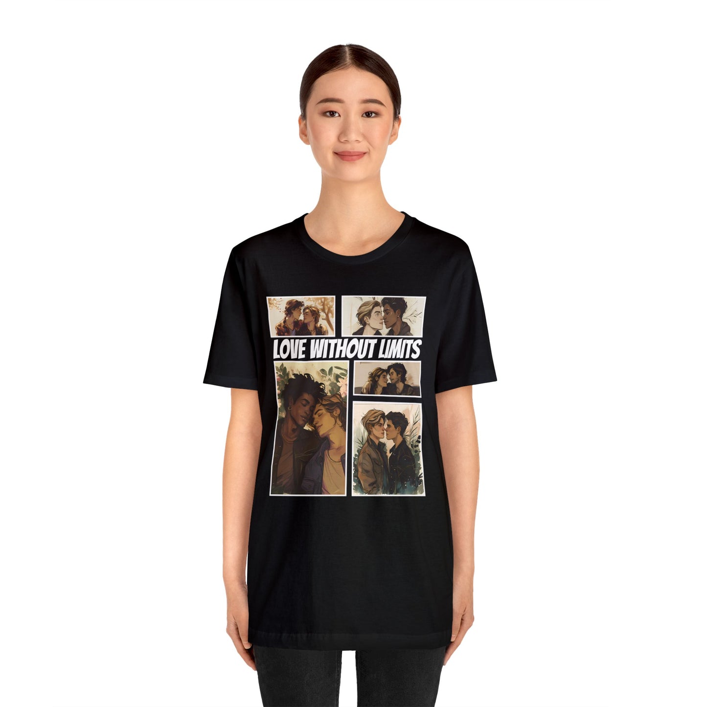 Love Without Limits - Boys - Unisex T-Shirt - T-Shirt - Athletic Heather The Lucky Wombat
