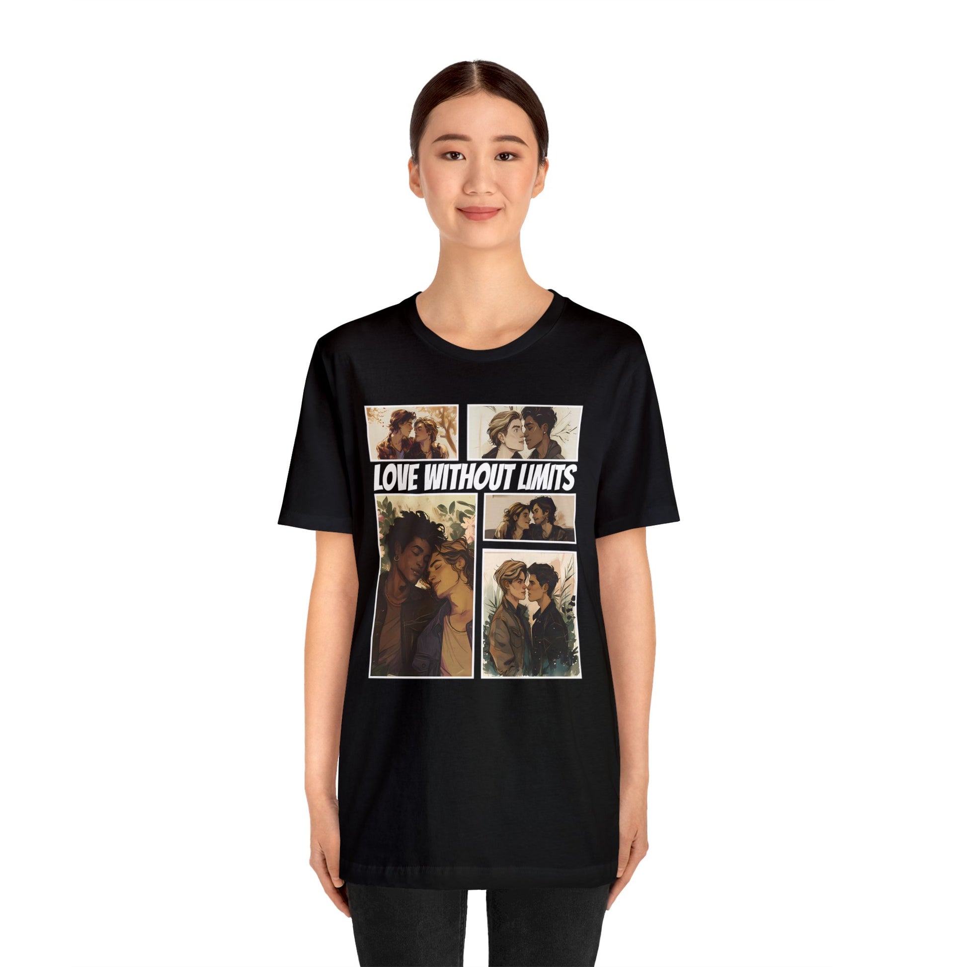 Love Without Limits - Boys - Unisex T-Shirt - T-Shirt - Athletic Heather The Lucky Wombat