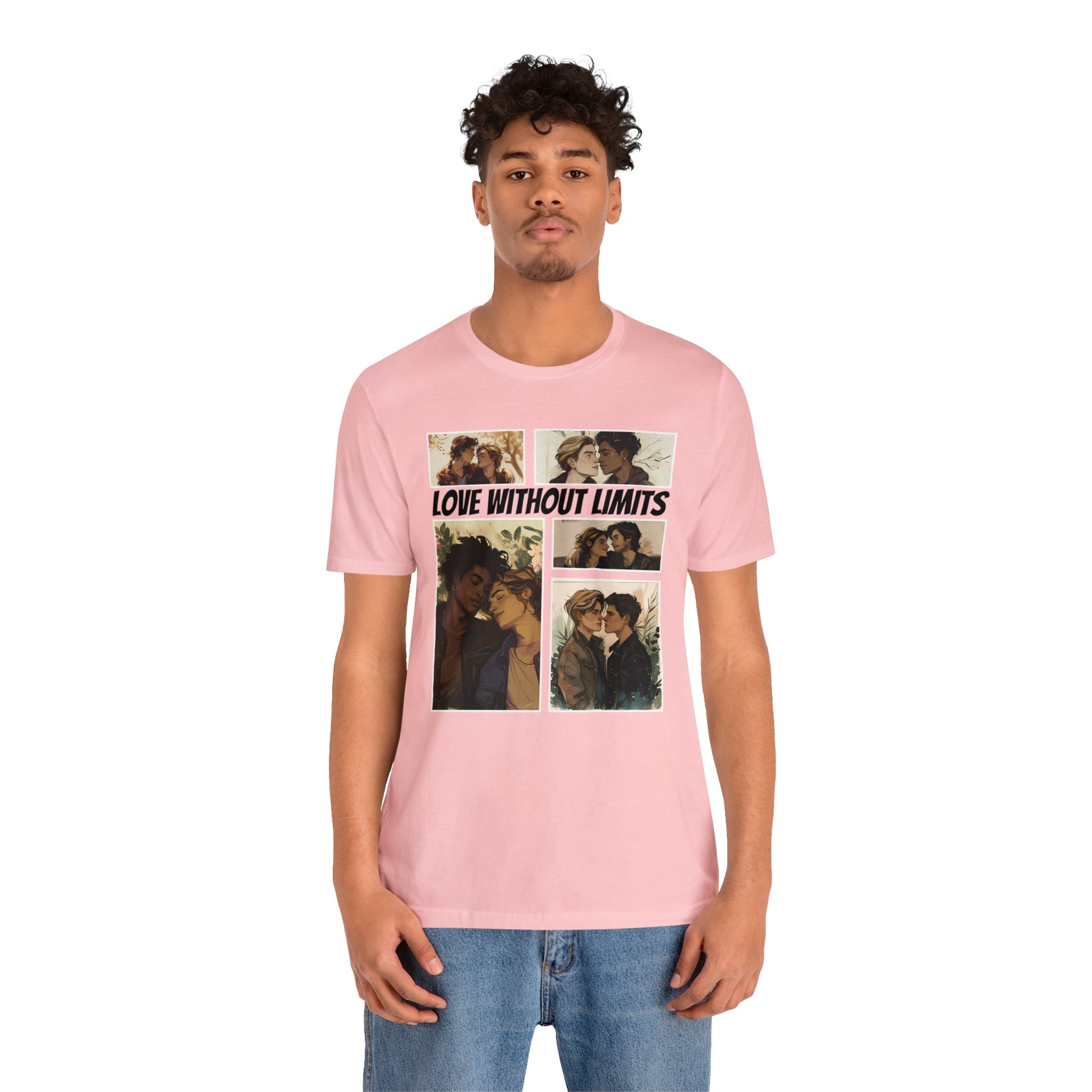 Love Without Limits - Boys - Unisex T-Shirt - T-Shirt - Pink | The Lucky Wombat