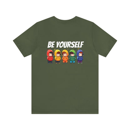 Cutties in Hoodies - Unisex T-Shirt - T-Shirt - Military Green - The Lucky Wombat