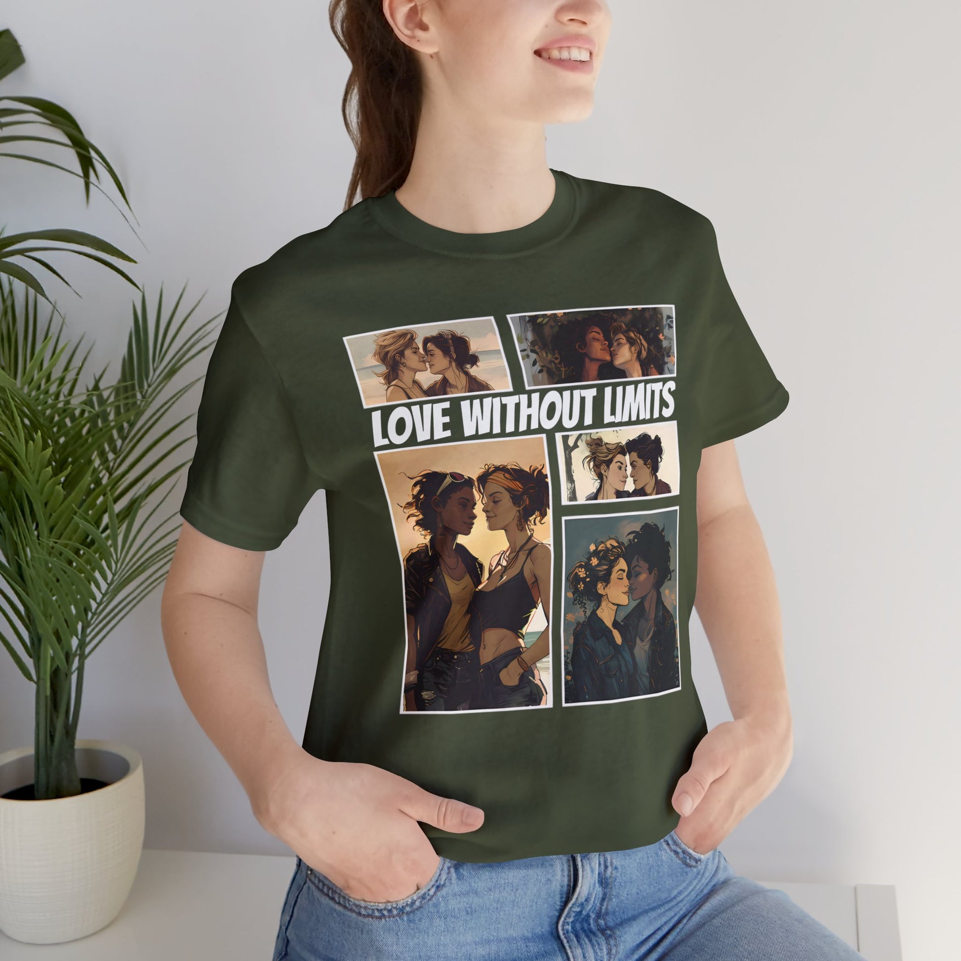 Love Without Limits - Girls - Unisex T-Shirt - T-Shirt - Ash - | The Lucky Wombat