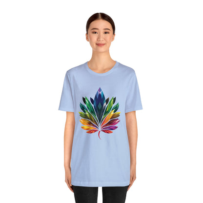 Rainbow-coloured Leaf - Unisex T-shirt