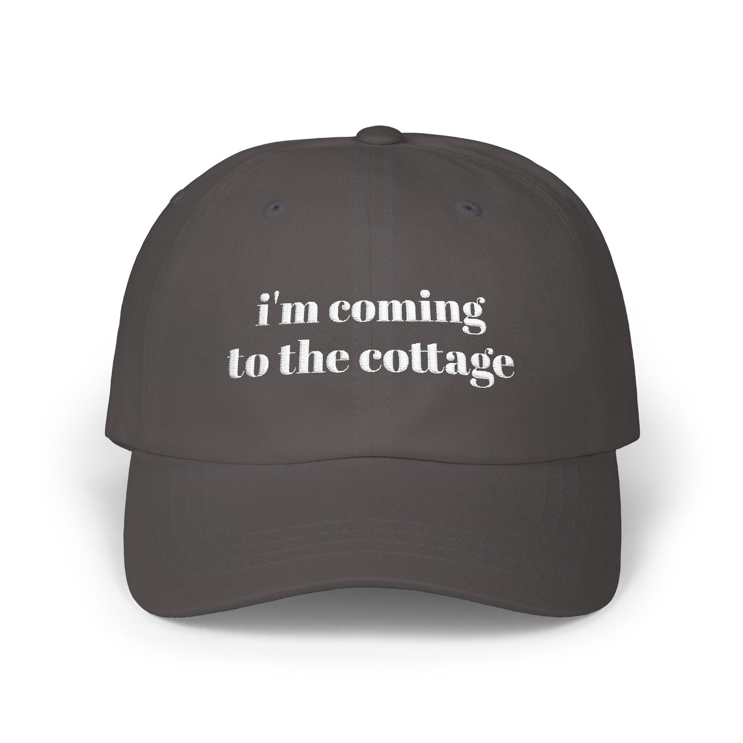 "I'm Coming to the Cottage" Classic Dad Cap