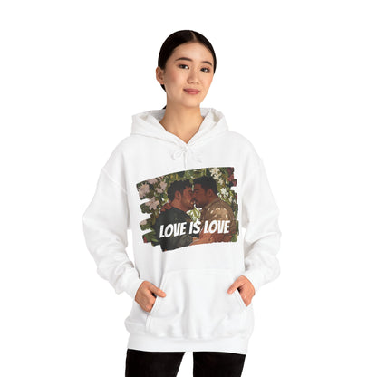 Love Is Love - Bears - Unisex Hoodie - Hoodie - Heather Navy - The Lucky Wombat