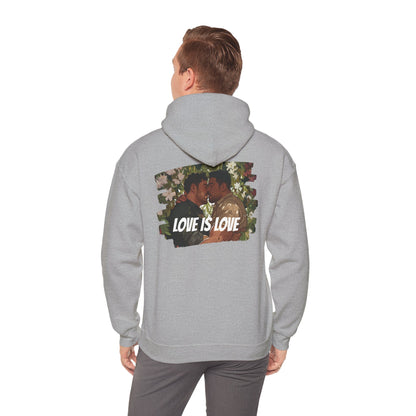 Love Is Love - Bears - Unisex Hoodie - Hoodie - Heather Navy - The Lucky Wombat