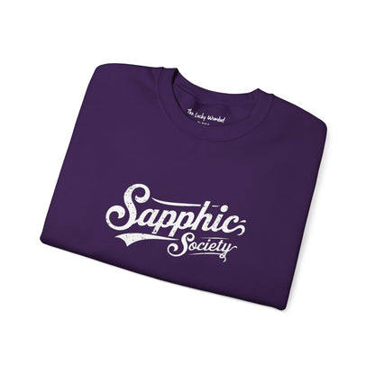 Sapphic Society Sweatshirt - Sweatshirt - The Lucky Wombat