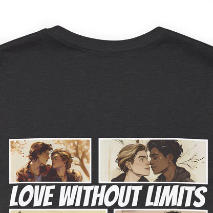Love Without Limits - Boys - Unisex T-Shirt - T-Shirt - Dark Grey Heather The Lucky Wombat