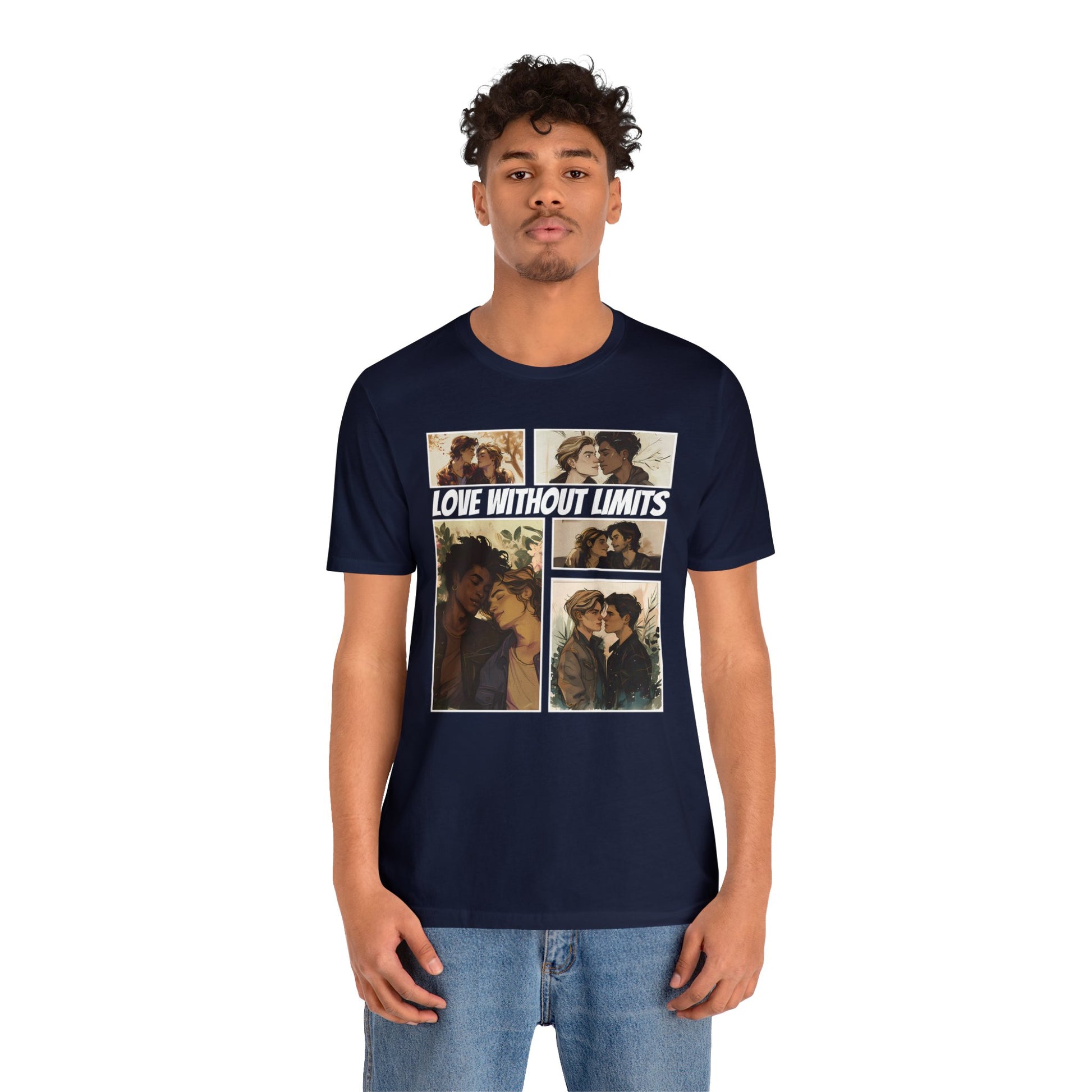 Love Without Limits - Boys - Unisex T-Shirt - T-Shirt - Navy The Lucky Wombat