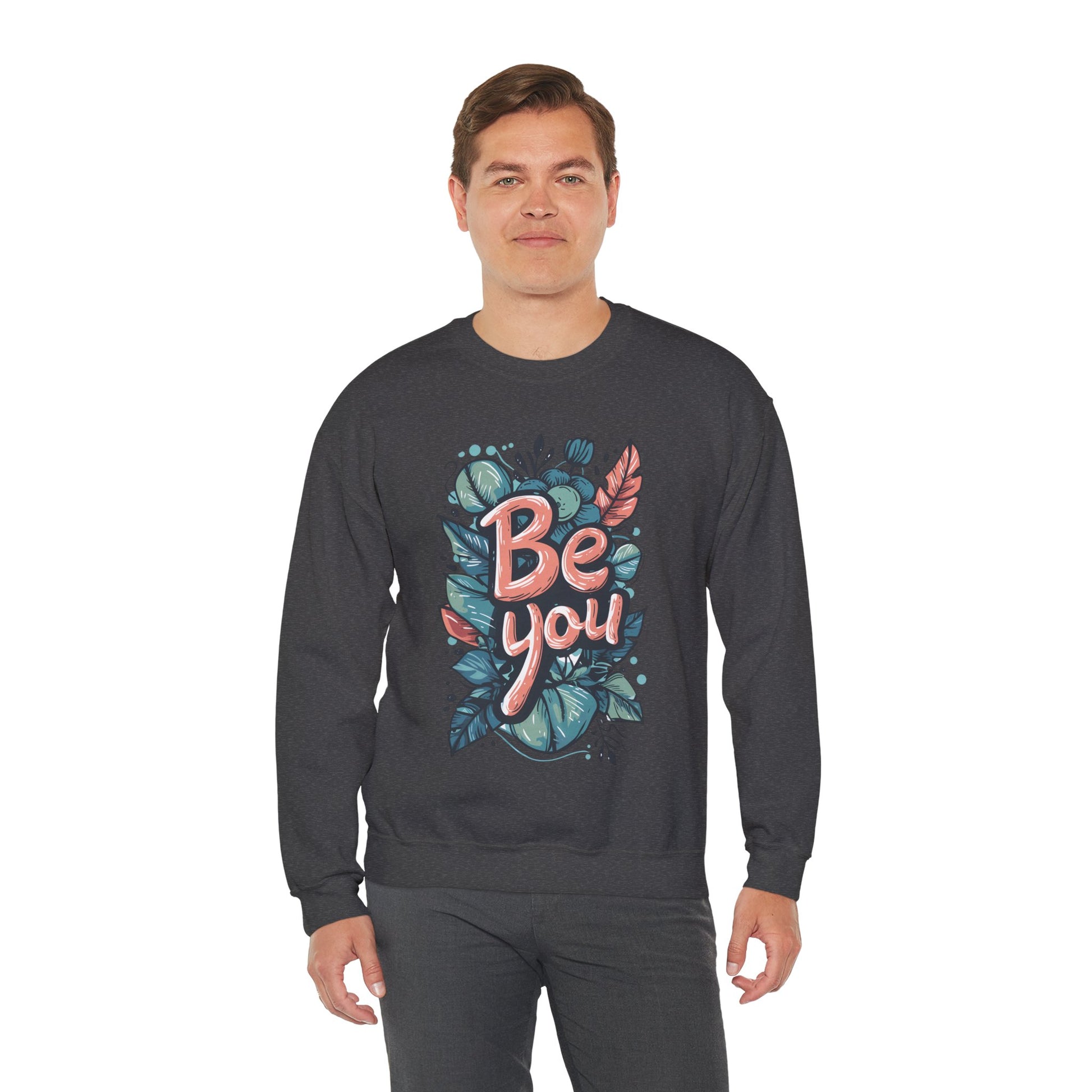 Leaves Be you Unisex Sweatshirt - Sweatshirt - The Lucky Wombat