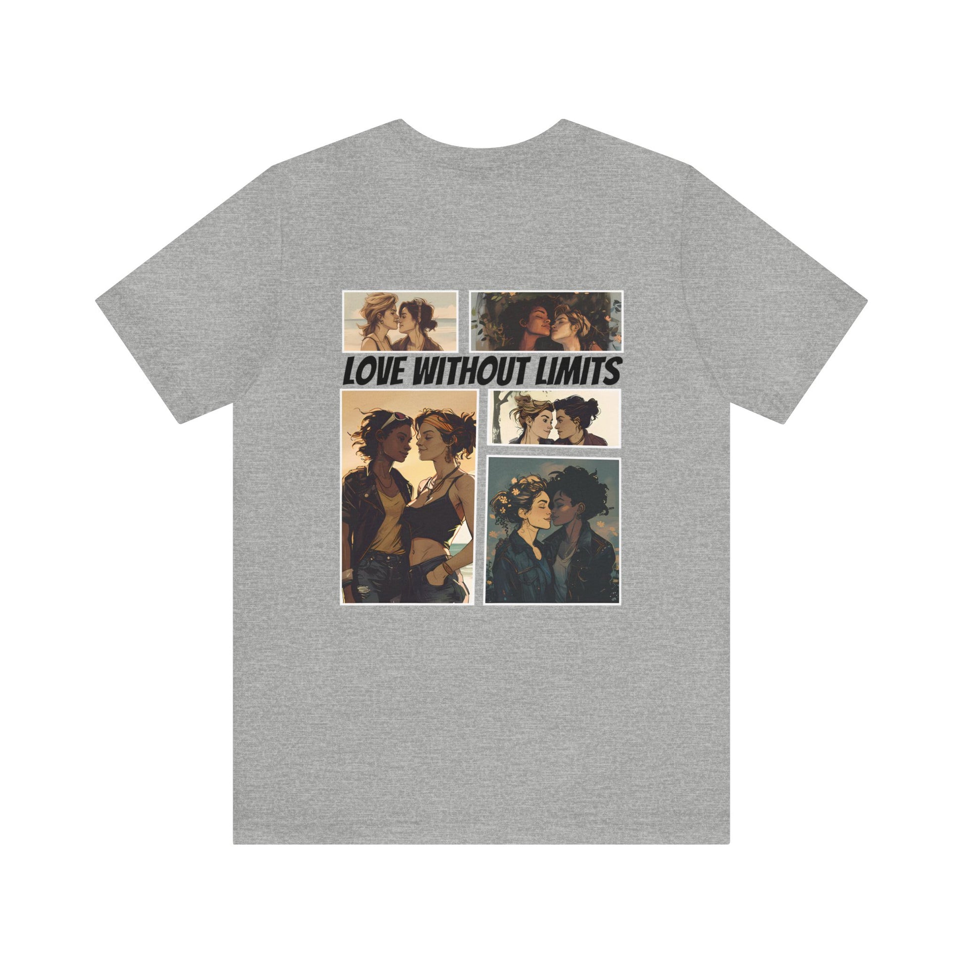 Love Without Limits - Girls - Unisex T-Shirt - T-Shirt - Athletic Heather - | The Lucky Wombat