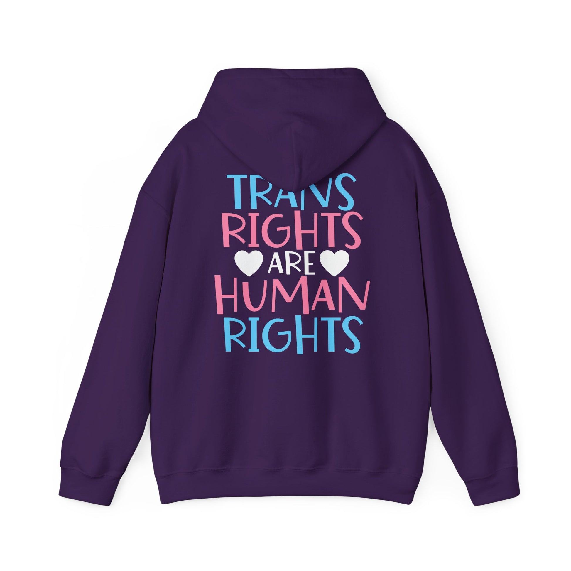 Trans Rights are Human Rights Hoodie - Hoodie - The Lucky Wombat