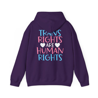 Trans Rights are Human Rights Hoodie - Hoodie - The Lucky Wombat