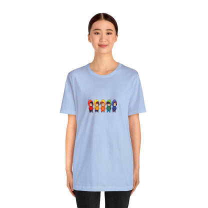 Cutties in Hoodies - Unisex T-Shirt - T-Shirt - Baby Blue - The Lucky Wombat