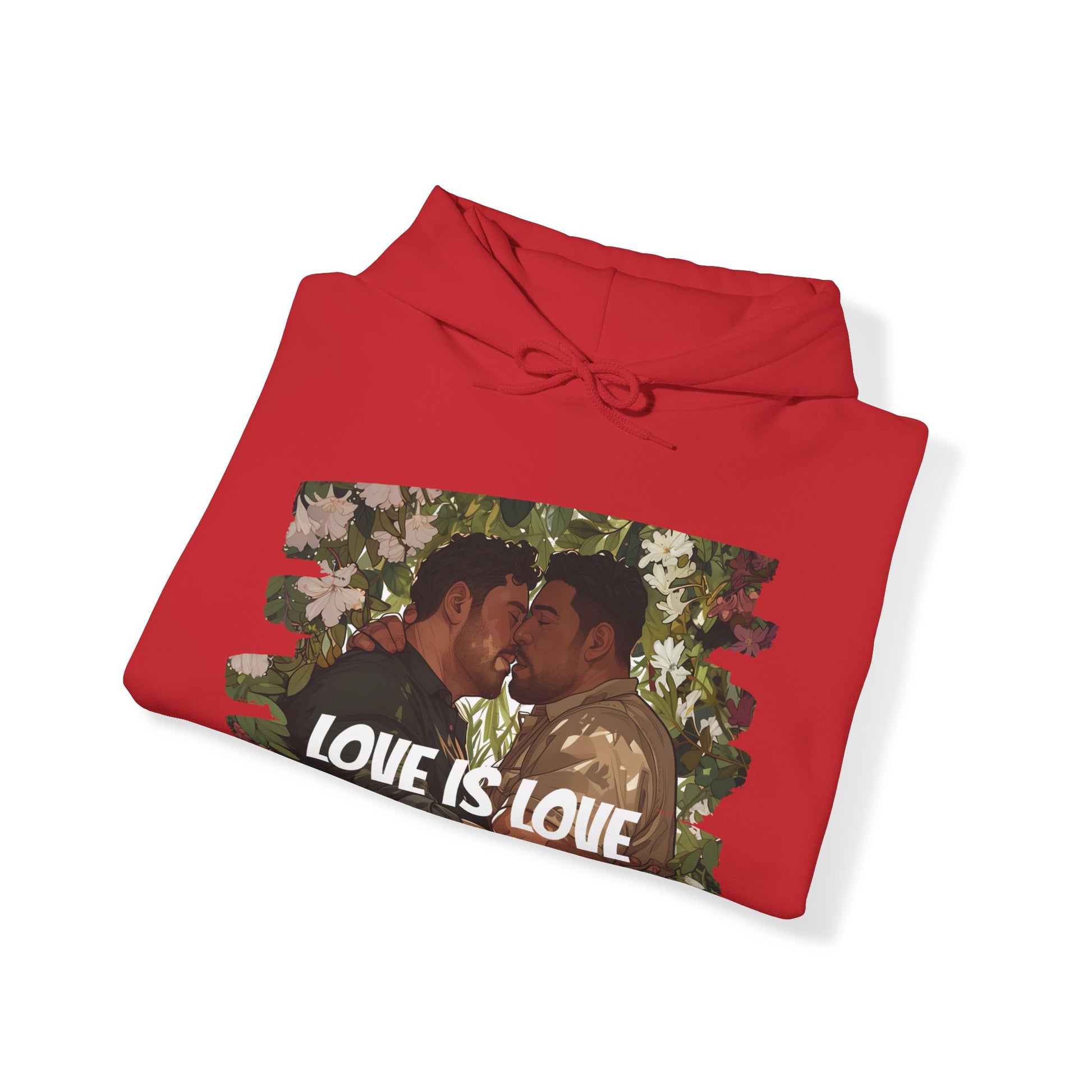 Love Is Love - Bears - Unisex Hoodie - Hoodie - Heather Navy - The Lucky Wombat