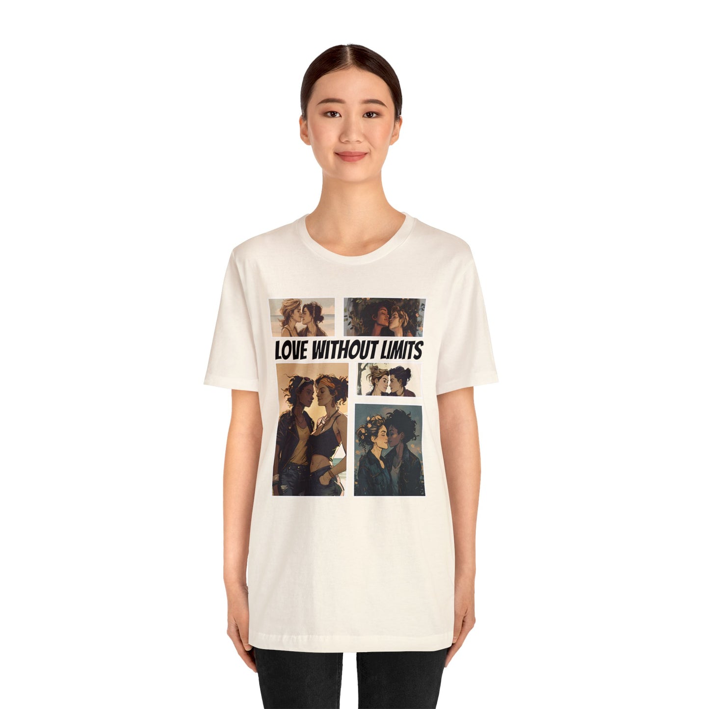 Love Without Limits - Girls - Unisex T-Shirt - T-Shirt - Natural - | The Lucky Wombat