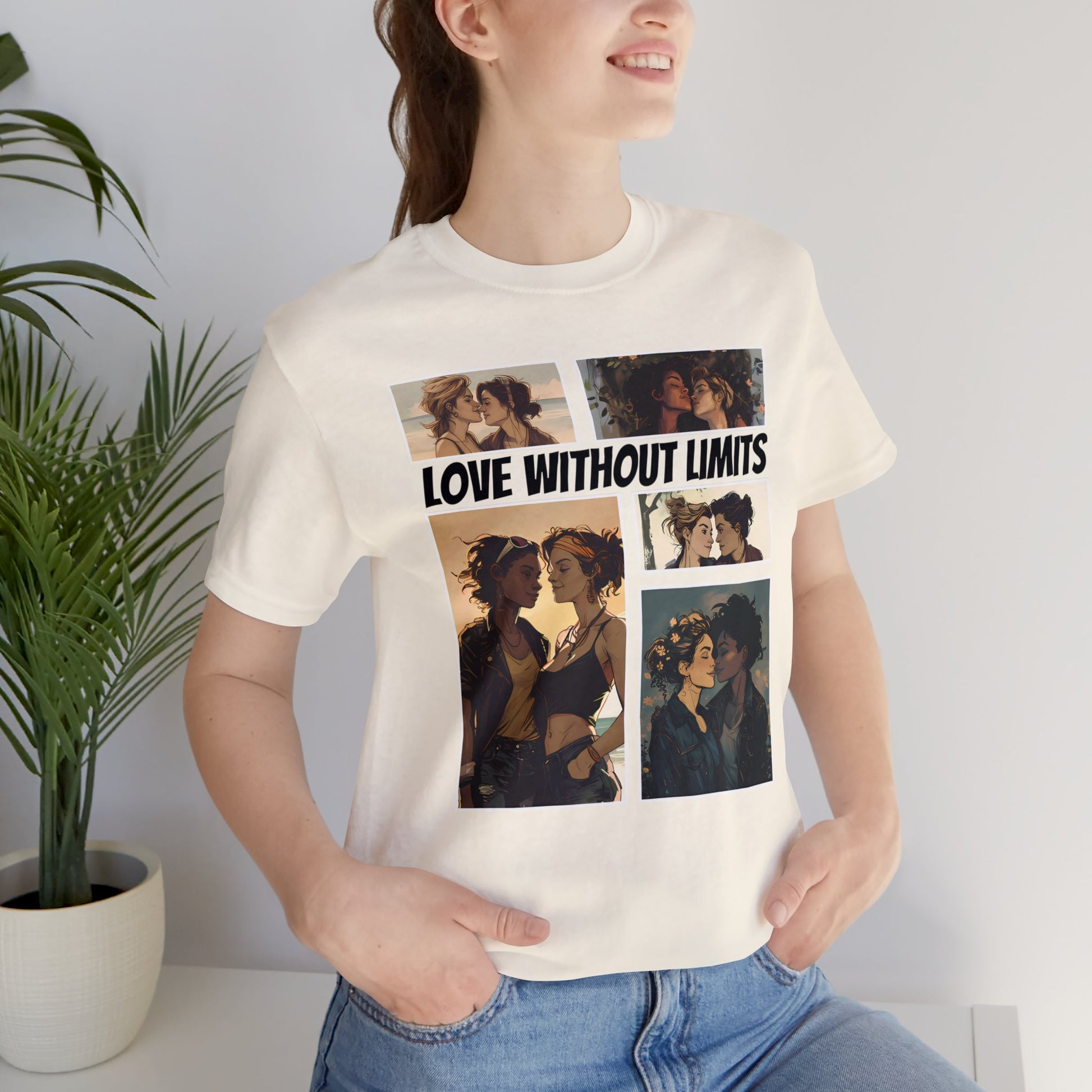Love Without Limits - Girls - Unisex T-Shirt - T-Shirt - Natural - | The Lucky Wombat