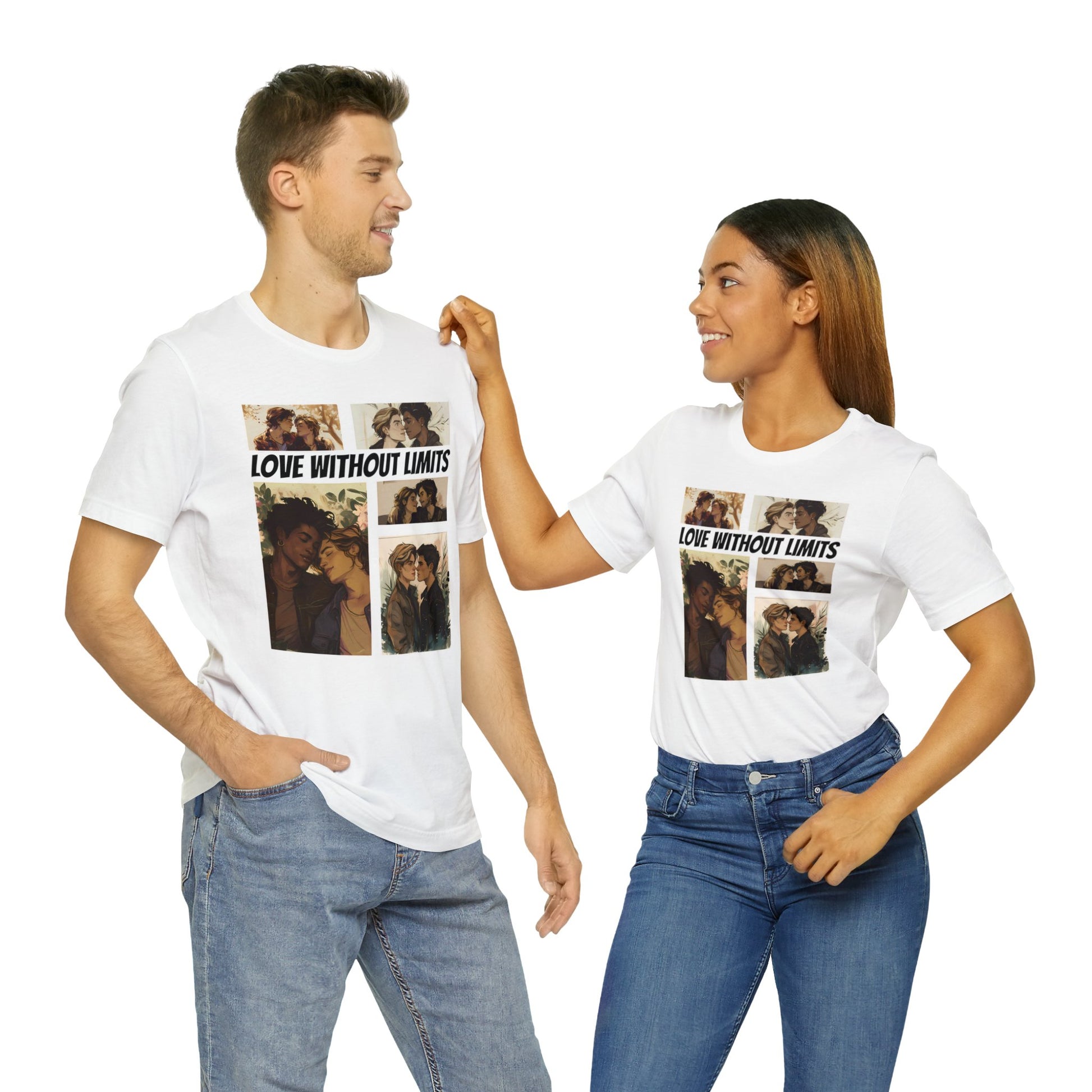 Love Without Limits - Boys - Unisex T-Shirt - T-Shirt - White | The Lucky Wombat