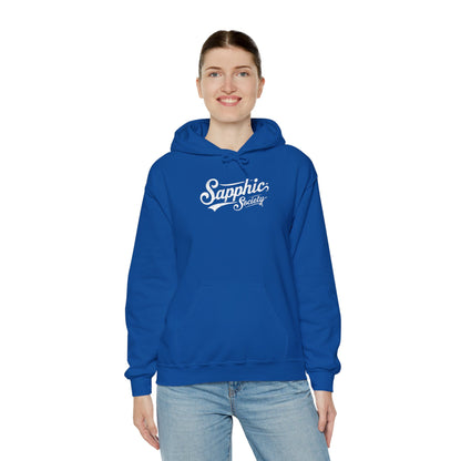 Sapphic Society Hoodie - Hoodie - The Lucky Wombat