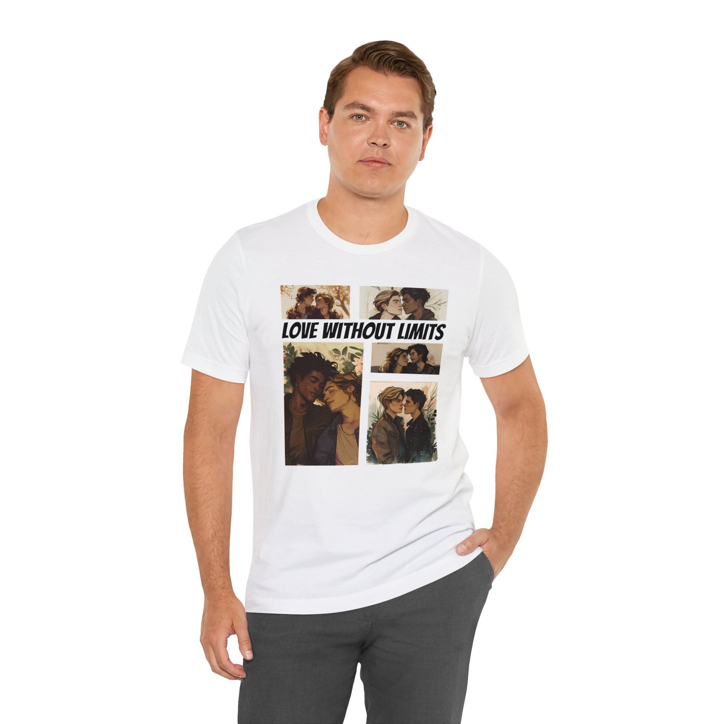 Love Without Limits - Boys - Unisex T-Shirt - T-Shirt - White | The Lucky Wombat