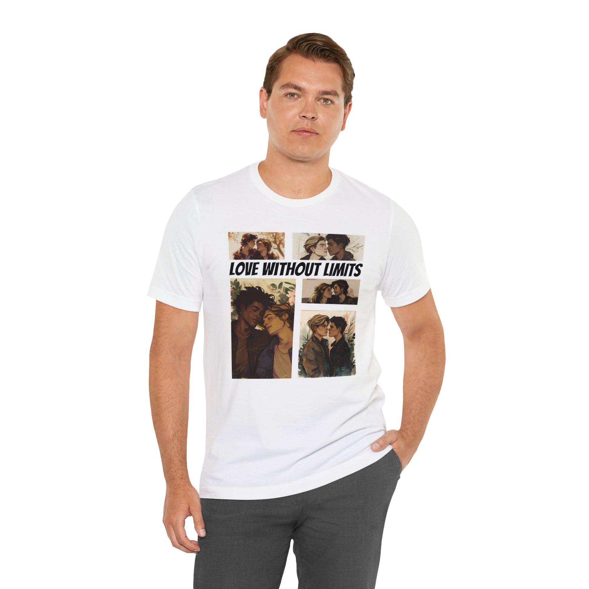 Love Without Limits - Boys - Unisex T-Shirt - T-Shirt - White | The Lucky Wombat