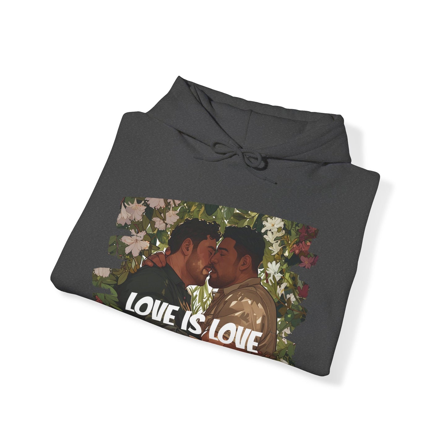 Love Is Love - Bears - Unisex Hoodie - Hoodie - Heather Navy - The Lucky Wombat